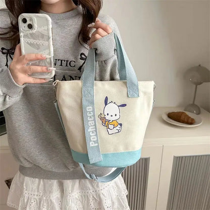Sanrio Canvas Crossbody Bag Cute Fashion Handbag