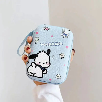 Kawaii Hello Kittys Data Cable Charger Sorting Storage Bag