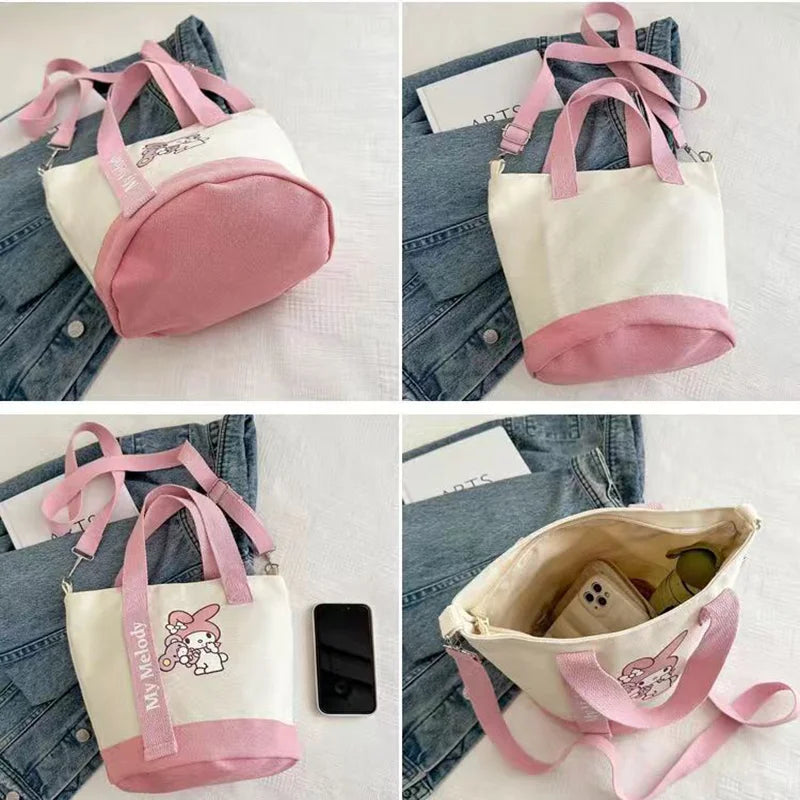Sanrio Canvas Crossbody Bag Cute Fashion Handbag