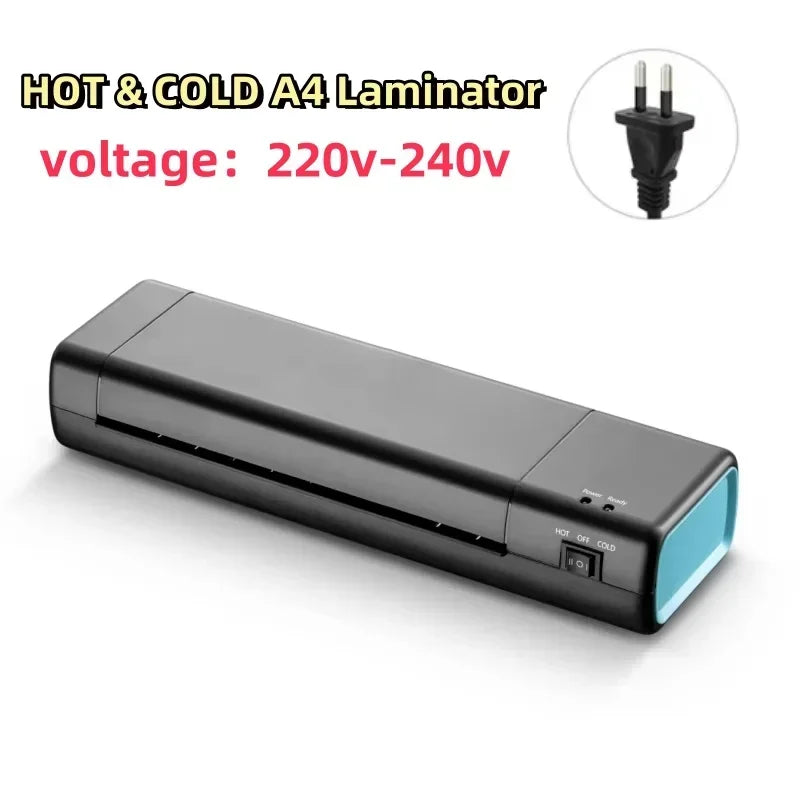 Preheating hot and cold laminating machine