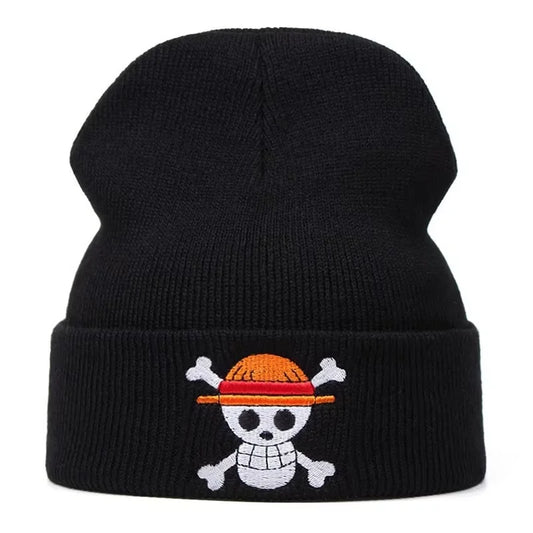 ONE PIECE Monkey D. Luffy Adult Children Hat Anime Style Embroidered Knitted