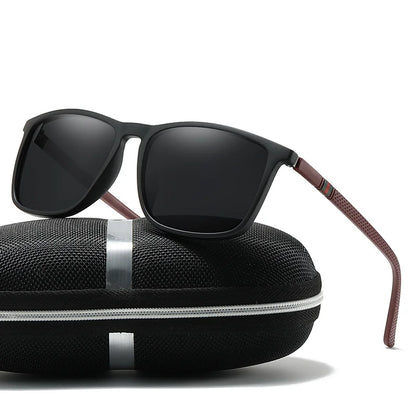 Sports Sunglasses for Men Polarized Comfortable Wear Square Sun Glasses