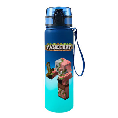 650ML Game Pixel Style Water Cup Drinking Outdoor Water Bottle