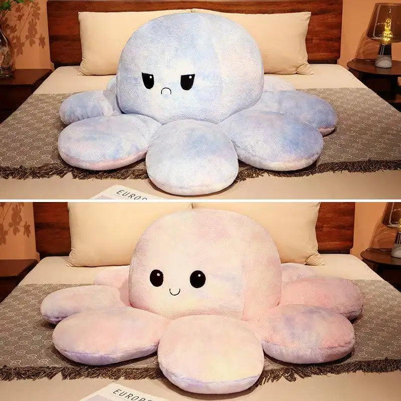 Latest Flip Color Octopus Doll Kawaii Stuffed Plush Toy