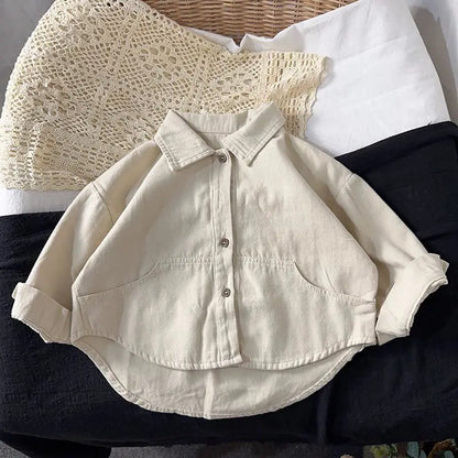 Korean boys' shirt long sleeved spring and autumn