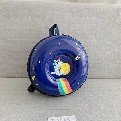 Kids Bag Children's Schoolbag Cartoon Backpack Kindergarten Kids Doughnut Rainbow