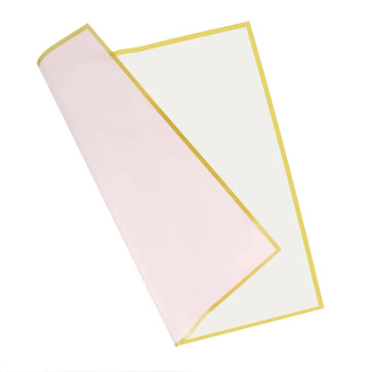 Golden Edge Flower Wrapping Paper Waterproof Bouquet Gift Packaging Decoration Supplies