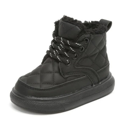 Autumn Winter Kids Boots Warm Plush Boots