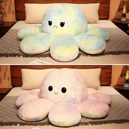 Latest Flip Color Octopus Doll Kawaii Stuffed Plush Toy