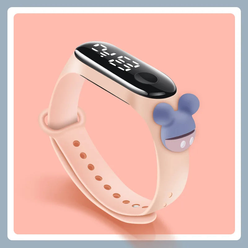 Mickey Children Watches Sports Touch LED