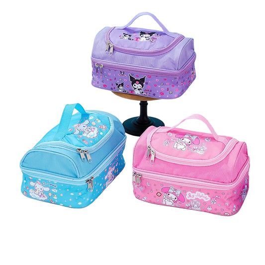Double-Layer Insulated Handbag Waterproof Bento Bag