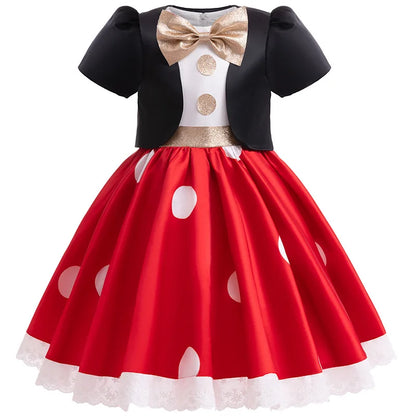 Minnie Party Bow Girl Princess Dress