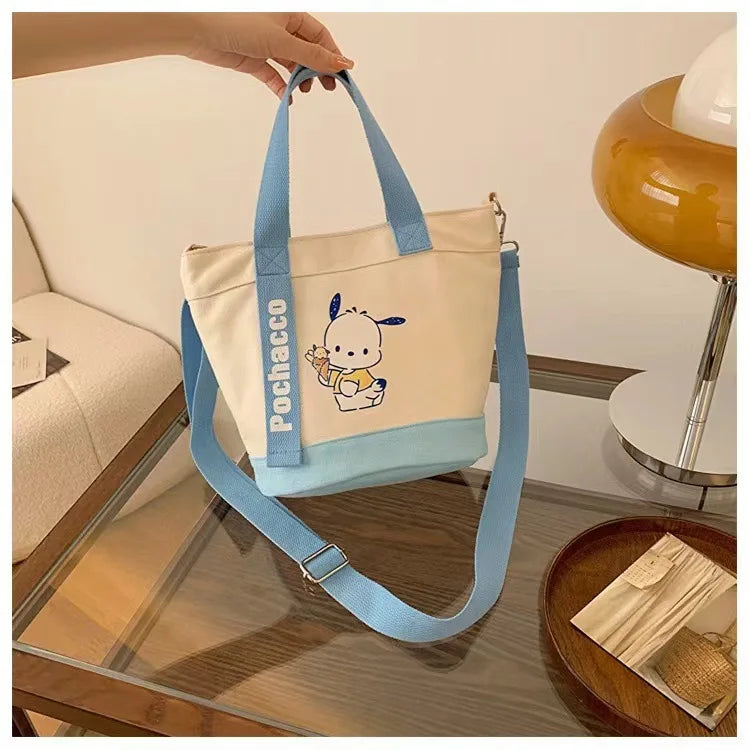 Sanrio Canvas Crossbody Bag Cute Fashion Handbag