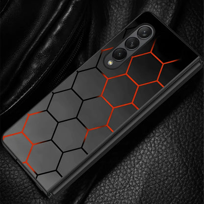 Fashion Honeycomb Design Case for Samsung Galaxy Z Fold