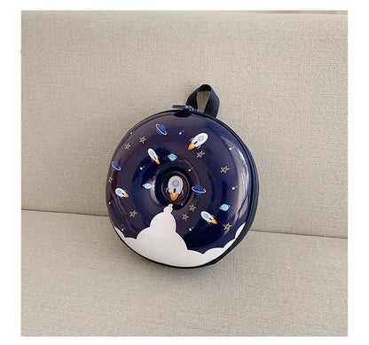 Kids Bag Children's Schoolbag Cartoon Backpack Kindergarten Kids Doughnut Rainbow