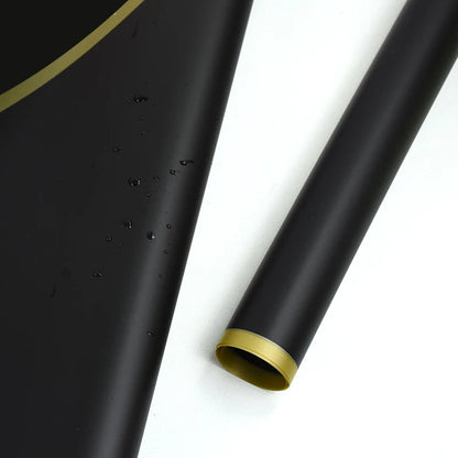 Golden Edge Flower Wrapping Paper Waterproof Bouquet Gift Packaging Decoration Supplies