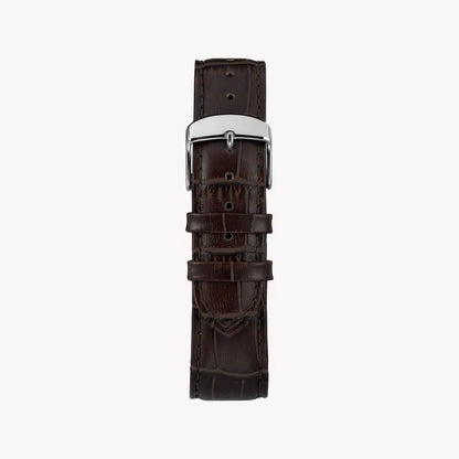 Timex Men's Brown Leather Watch, Green Dial | Tw2r86900-2