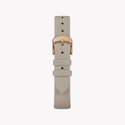 Timex Women's Gray Leather Watch, Silver Dial | Tw2r96200-2
