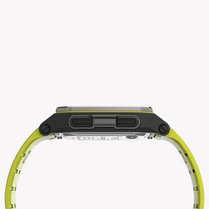 Timex Men's Green Silicone Watch, Digital Dial | Tw5m28900-1