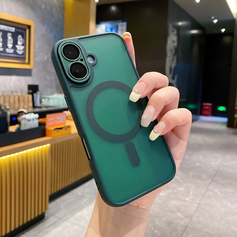 Phone Case Yadun Skin Frosted Magnetic Lens Protector Protective Case