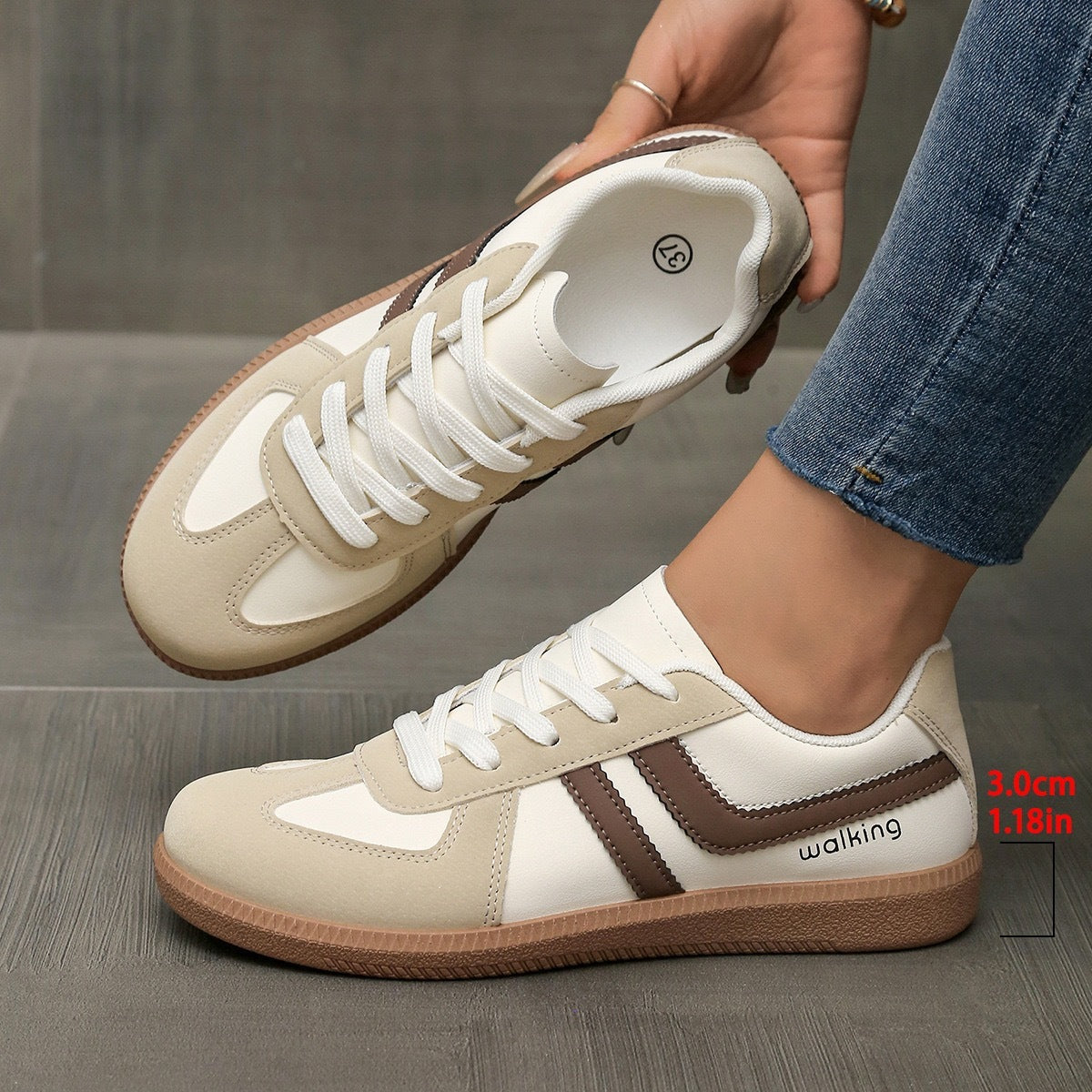 Retro Color Training Shoes Sneaker