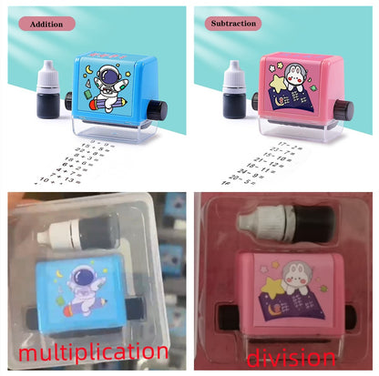 Math Roller Stamp Practice Digital Type Mathematical Operation