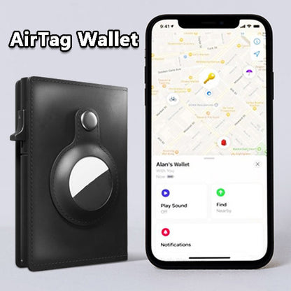 Air Tag Wallet Anti-Theft Bullet Card Bag Multi-functional