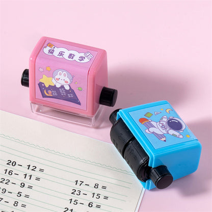 Math Roller Stamp Practice Digital Type Mathematical Operation