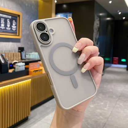 Phone Case Yadun Skin Frosted Magnetic Lens Protector Protective Case