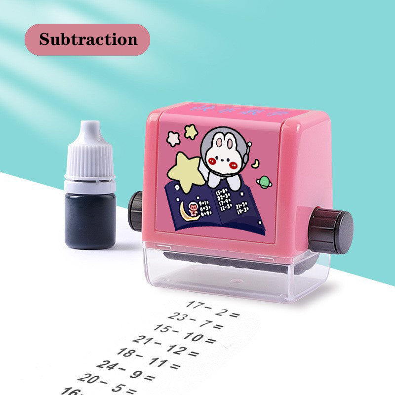 Math Roller Stamp Practice Digital Type Mathematical Operation