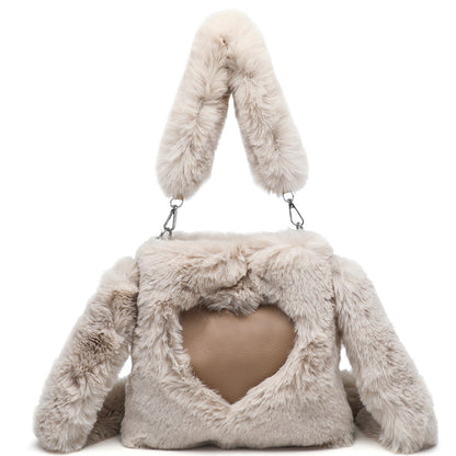 Women Fluffy Shoulder Bag Top-handle
