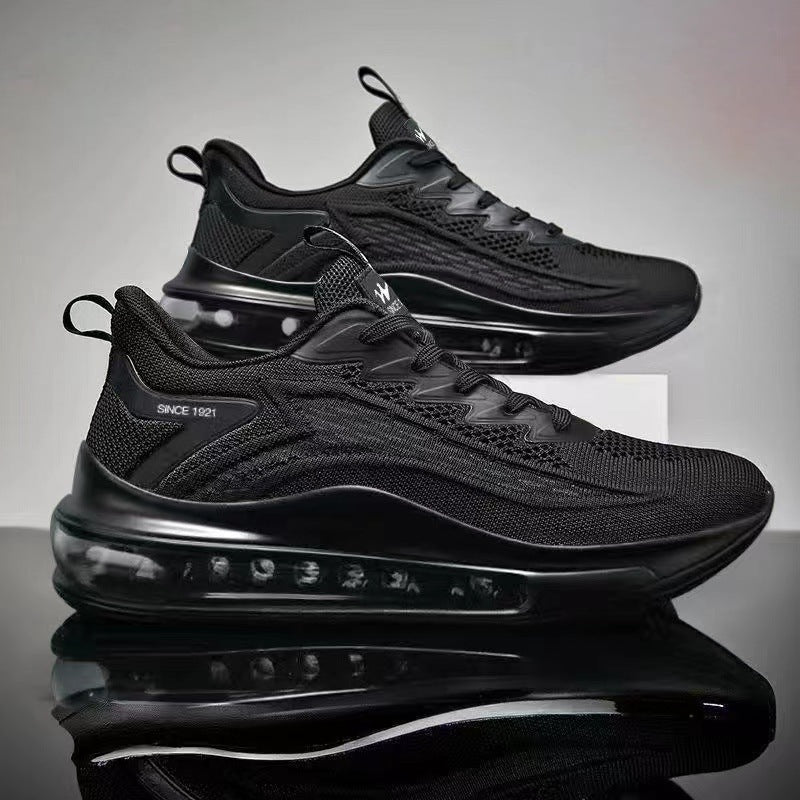 Mesh Slip on Air Cushion Shoes Sneakers Height Increasing Fashion Casual Shoes
