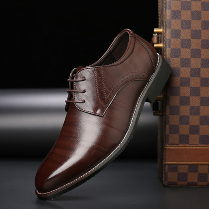 British Plus Size Men's Leather Shoes