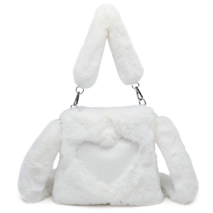 Women Fluffy Shoulder Bag Top-handle