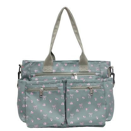 Retro Large Capacity Printed Tote Bag