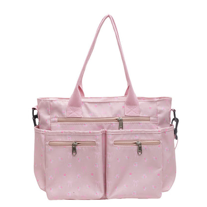 Retro Large Capacity Printed Tote Bag