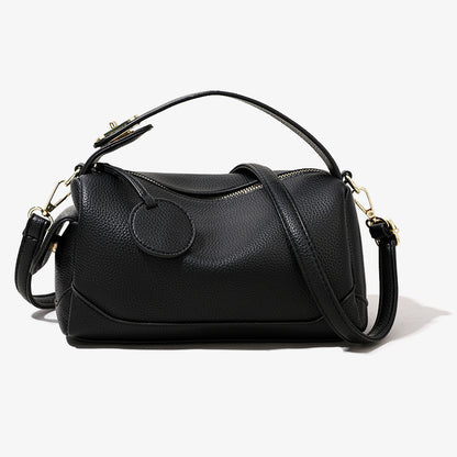 Crossbody Soft Leather Large Capacity Pillow Bag
